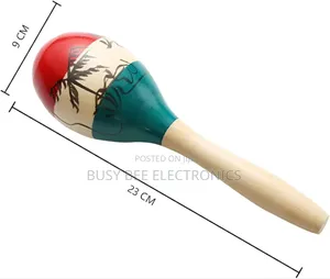 Maracas Large Colorful Wood Rumba