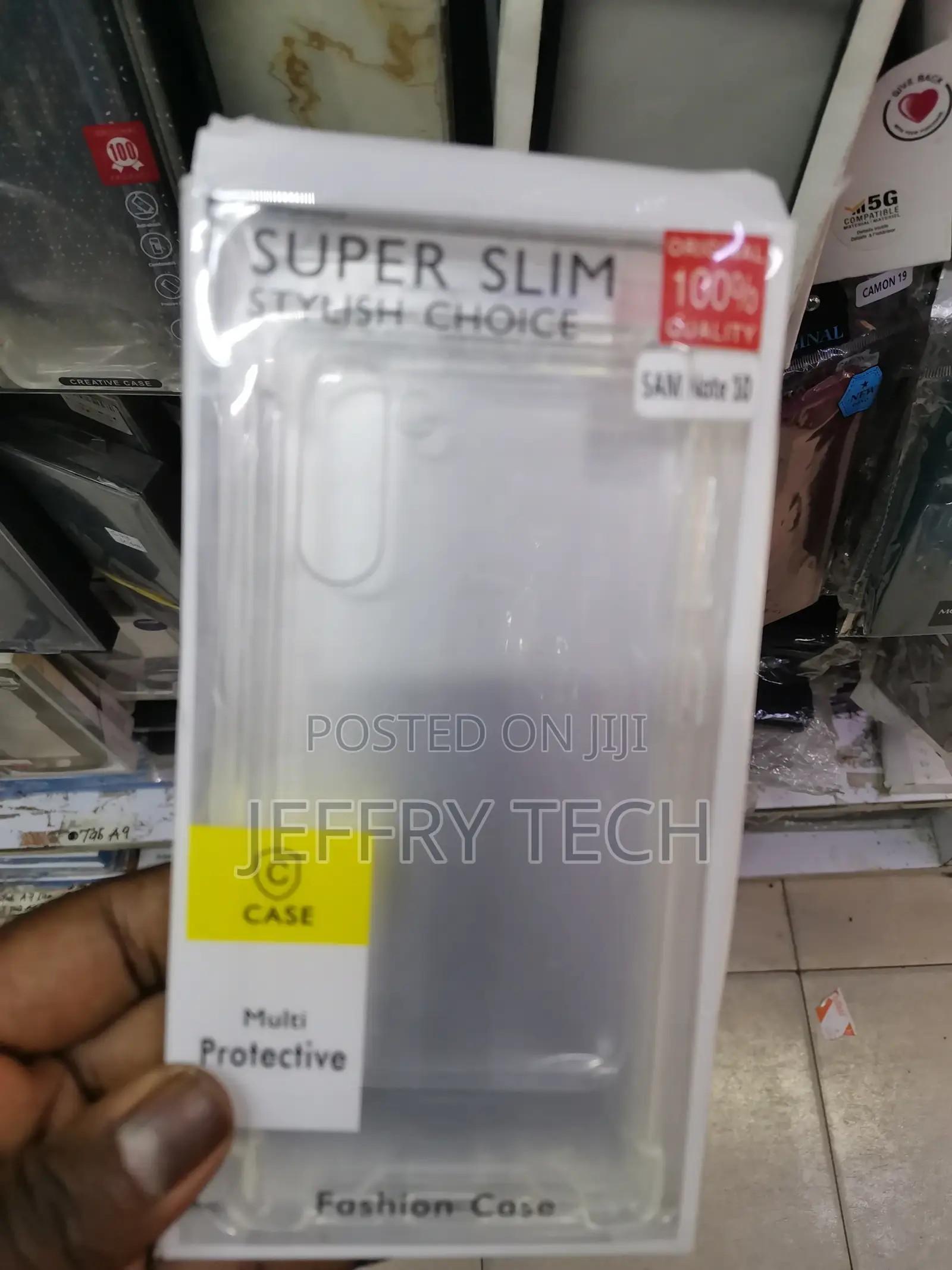 Clear Transparent Phone Cover for Galaxy Note 20