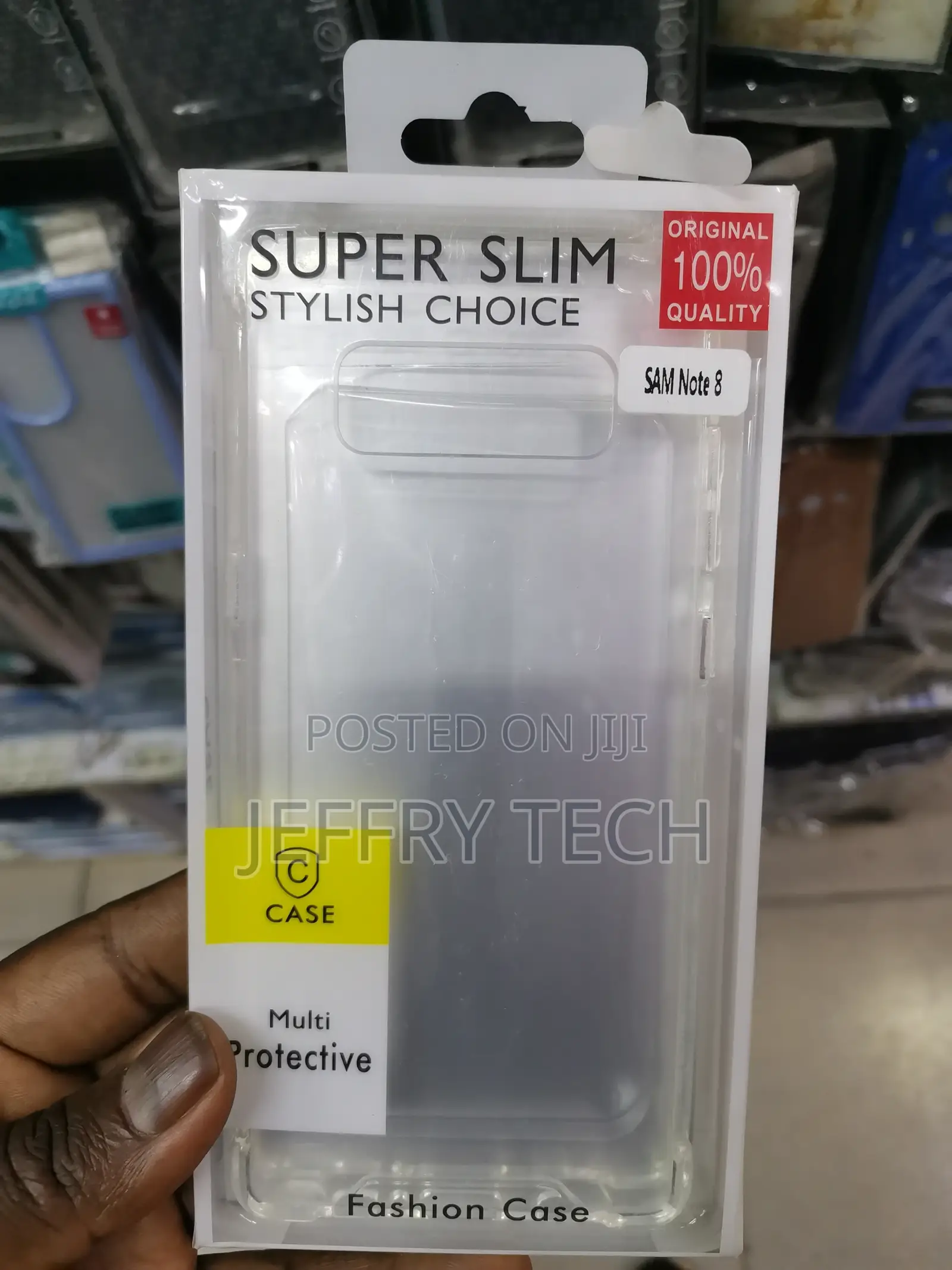 Clear Stylish Transparent Case for Samsung Galaxy Note 8