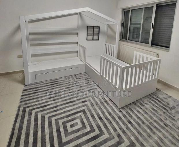 Montessori L-shape Twin Beds For Kids - thumbnail 2