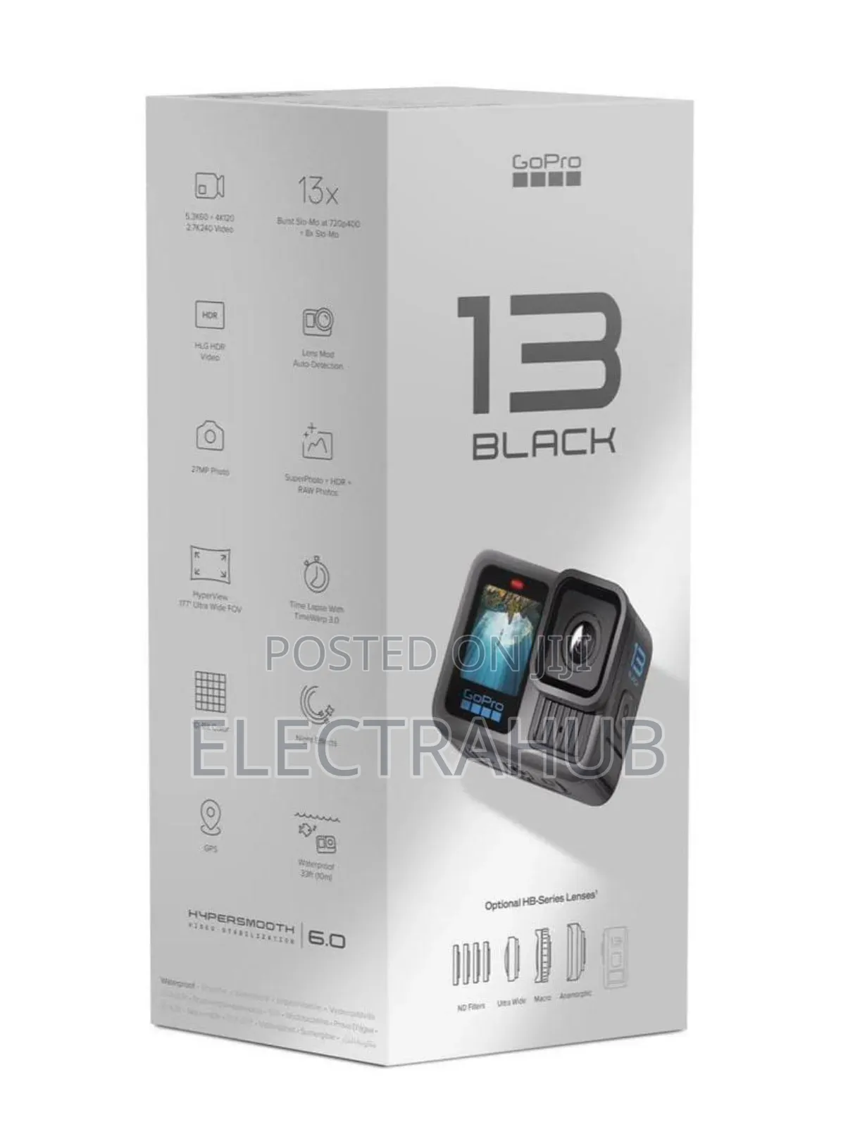 Go Pro Hero 13 + 64GB Memcard Brand New Sealed in a Shop