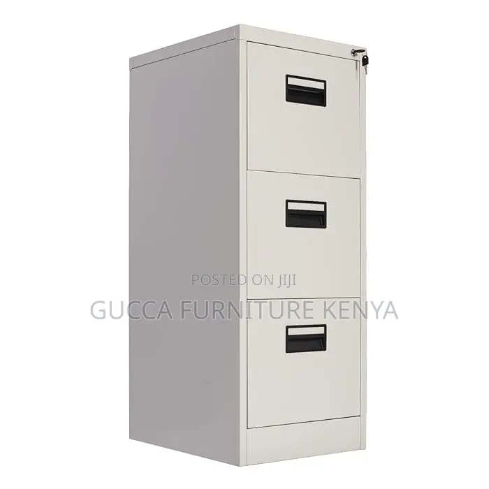 Cabinets:3-Drawer Steel Office Lockable Cabinet