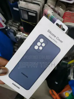 Samsung Galaxy A72 5G Soft Silicone Case Cover-Blue