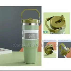 Vacuum Insulated Thermo Mug With Top Handle.600ml