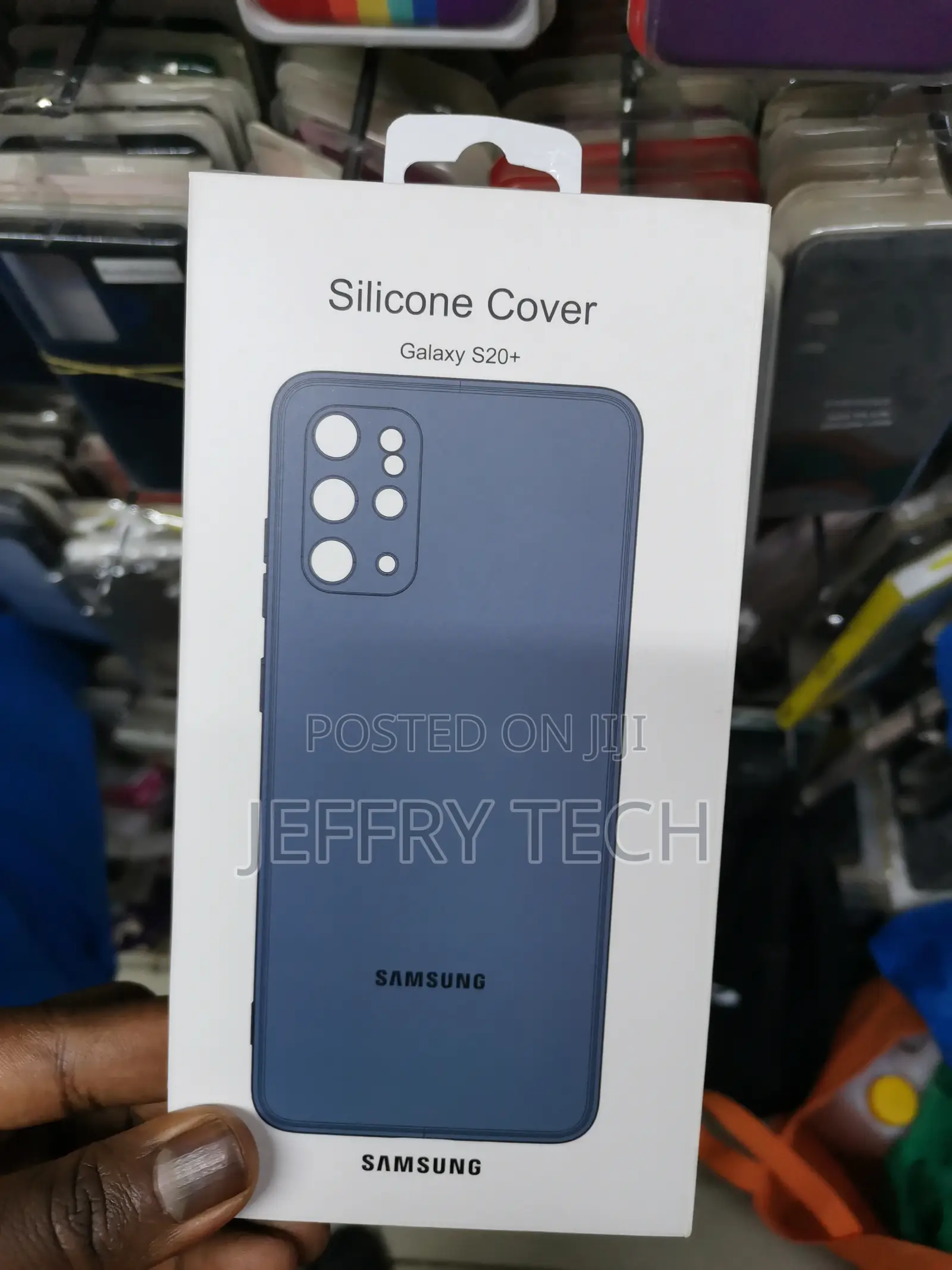 Galaxy S20 Plus Case, S20+ Silicone Gel Rubber-Blue