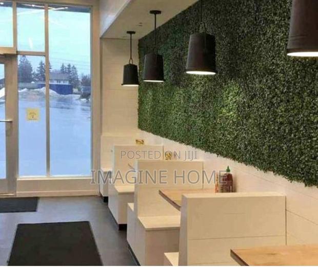 Artificial Green Wall Hedges Wall Decor Restaurant