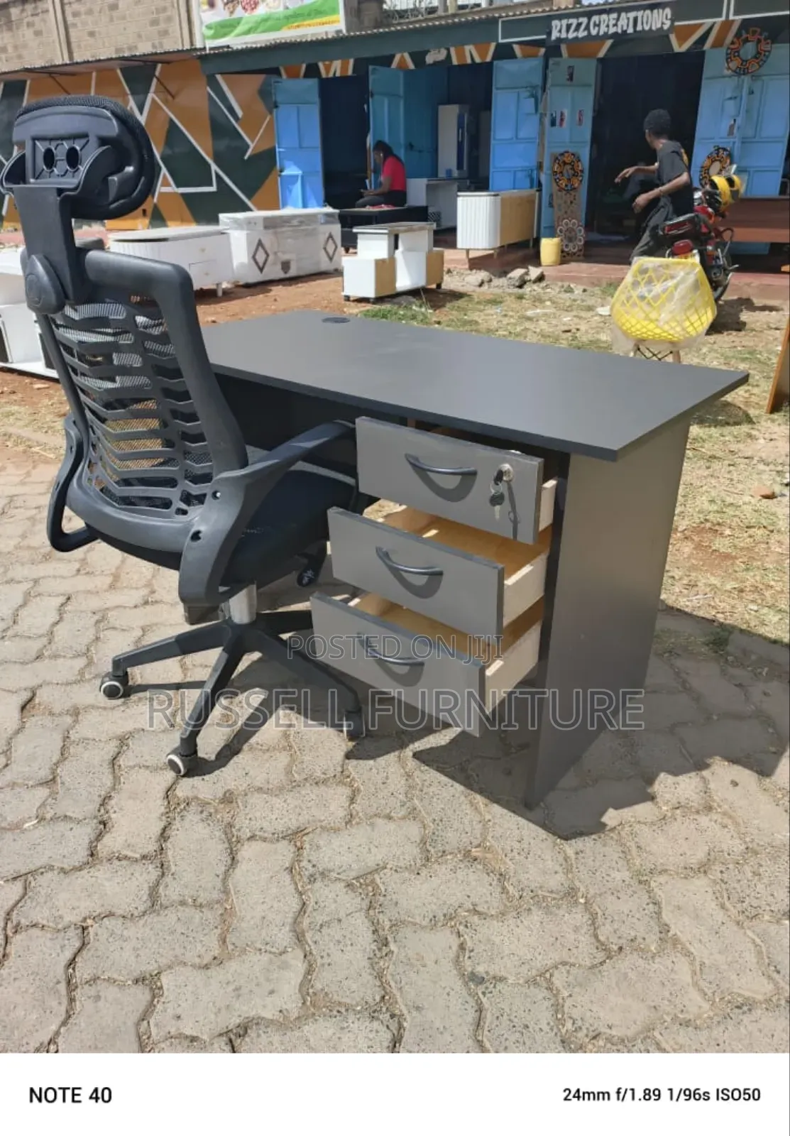 Clean Office Desk and Executive Chair