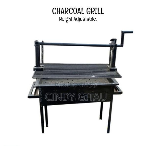 Locally Fabricated Charcoal Grill