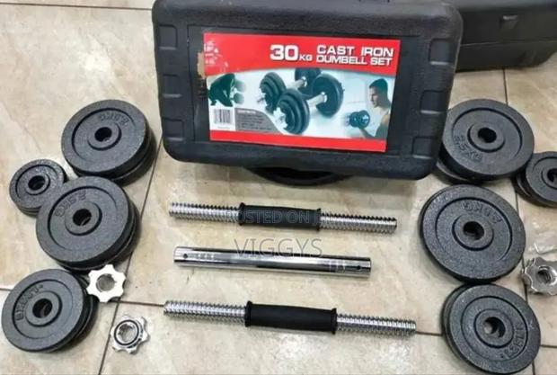 New 30 KGS Chrome Dumbbells CG-6