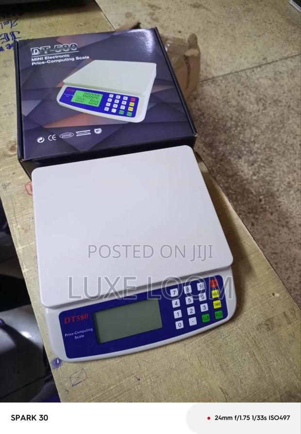 Dt580computing Scale - main view