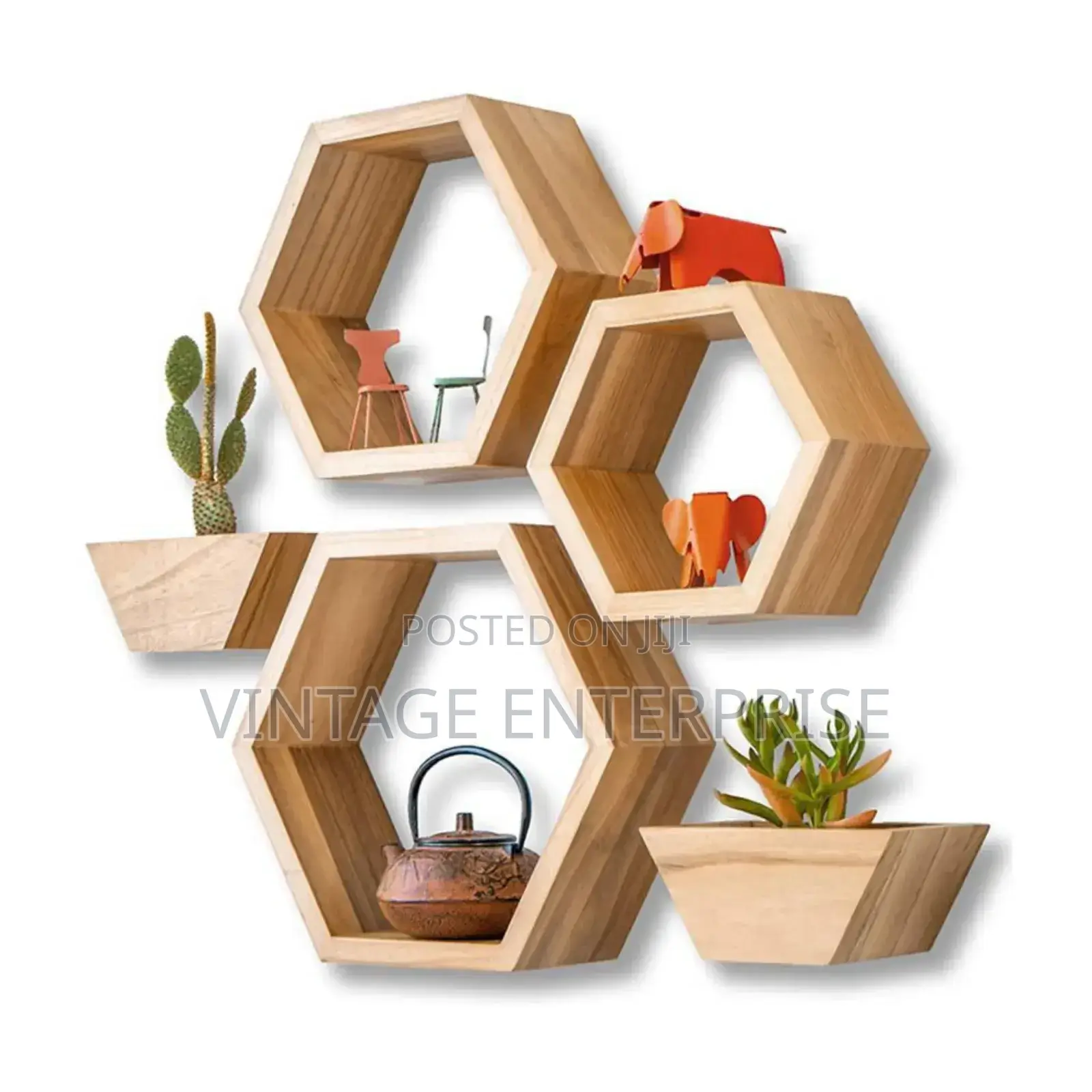 *5 in 1 Floating Shelves Wooden*
