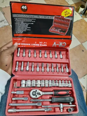 CRV Universal Socket Wrench Spanners Set 46 Piece