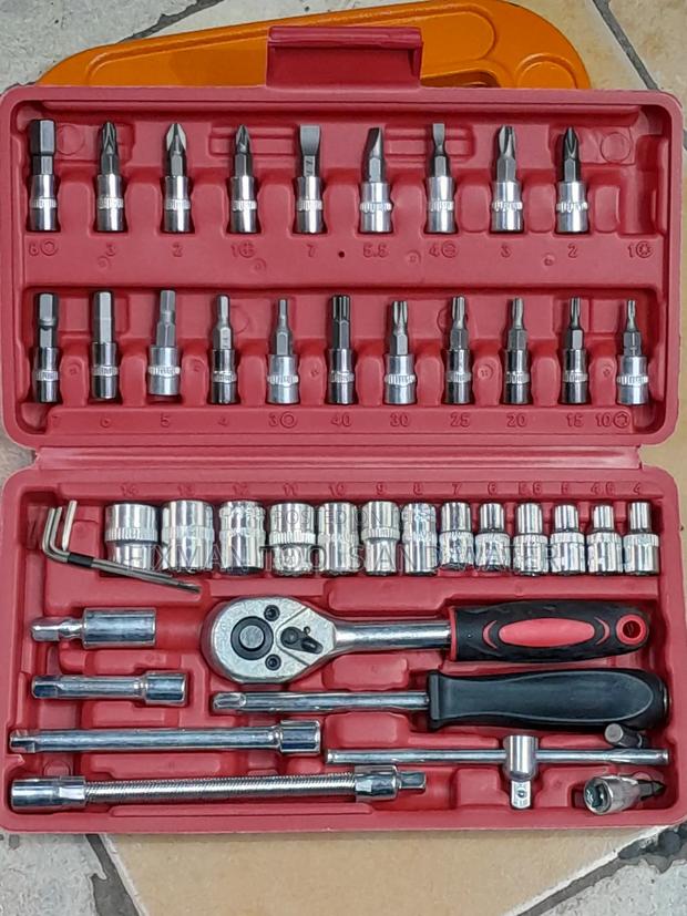 New 46 PCS Mechanical Socket Spanner Set - main view