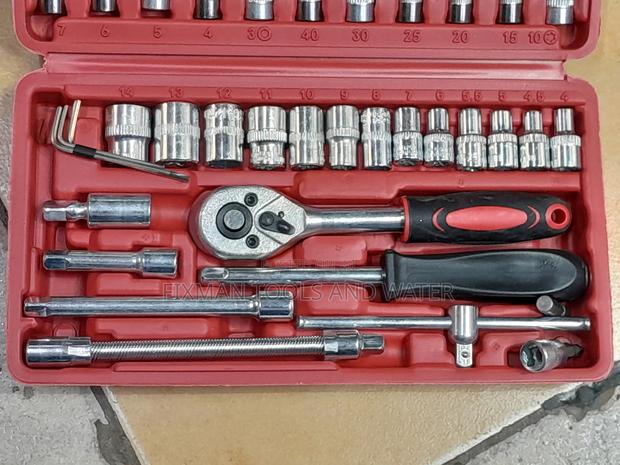 New 46 PCS Mechanical Socket Spanner Set - thumbnail 2