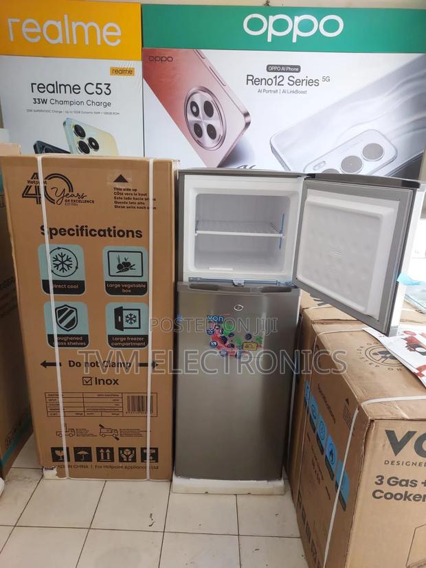 Von 181 Litres Double Fridge Inox - thumbnail 3