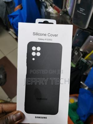 Samsung Galaxy A12 5g Case, Liquid Silicone Case -Black - thumbnail 2