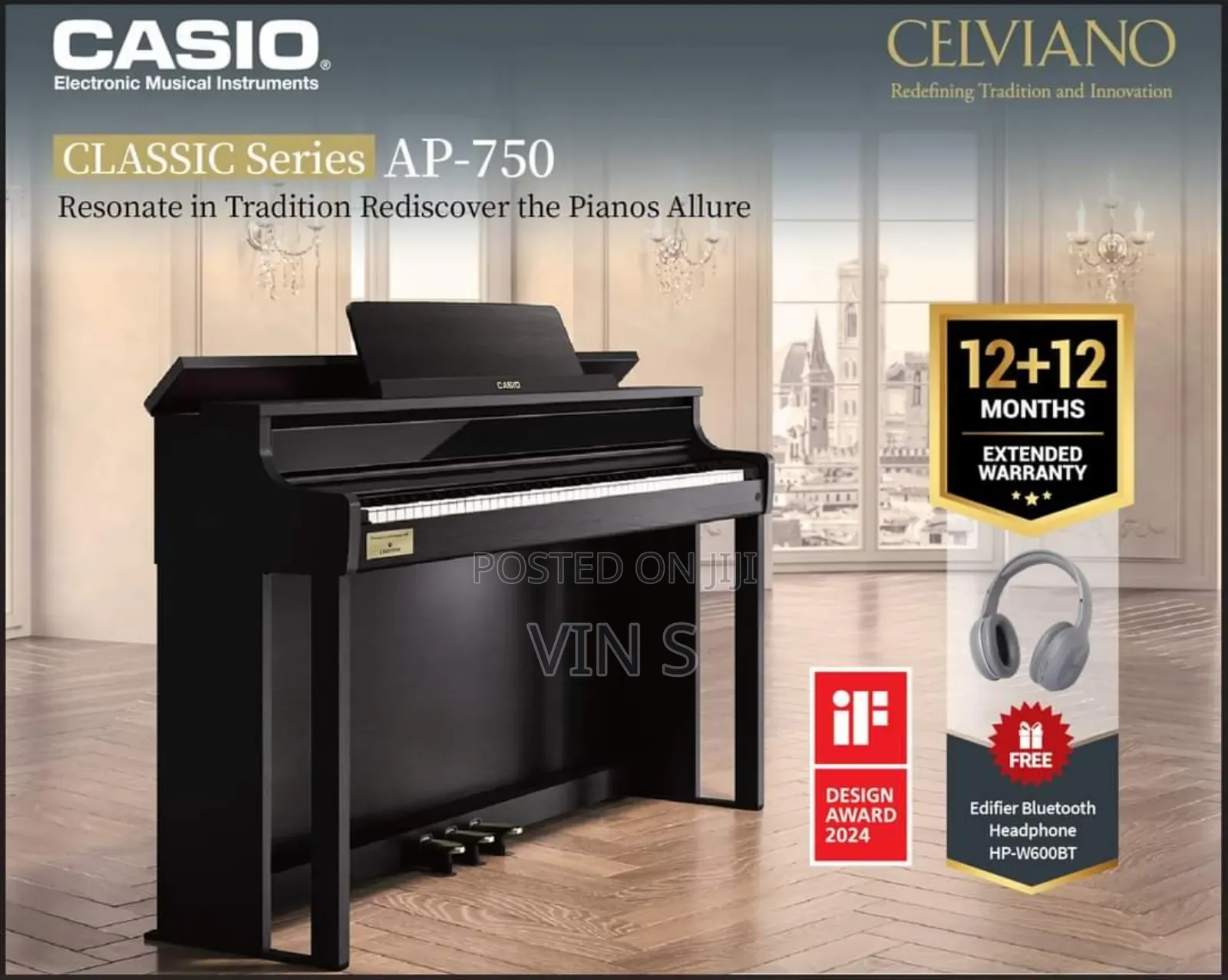 Casio Ap 750 Smart Hybrid Digital Pianos