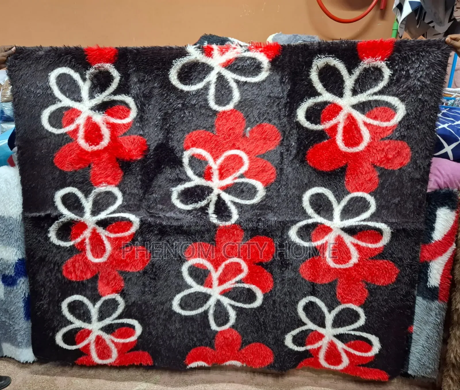 Patched/Patterned Fluffy Carpets