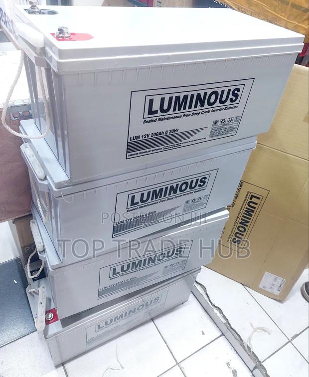 Luminous Inverlast Solar Battery 12V 200AH