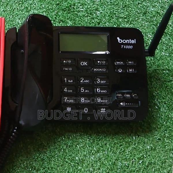 Wireless Quad Band GSM SIM Classic Fixed Wireless Desk Phone - main view