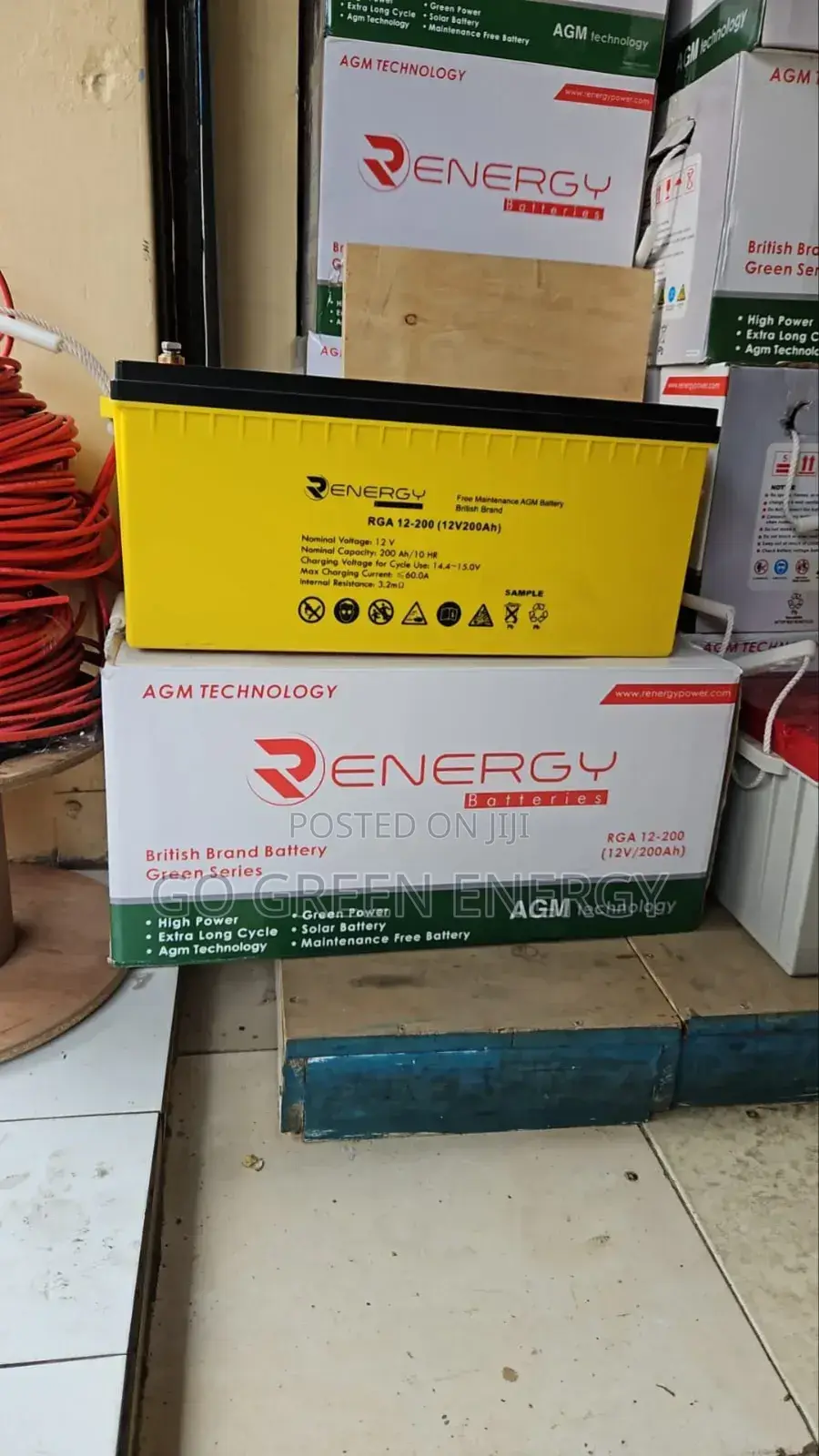Renergy 200ah Gel Battery