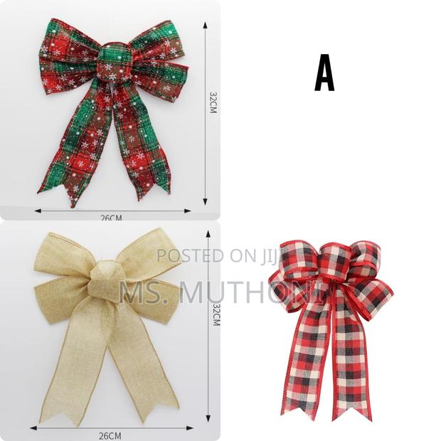 3 Assorted Christmas Ribbons - main view