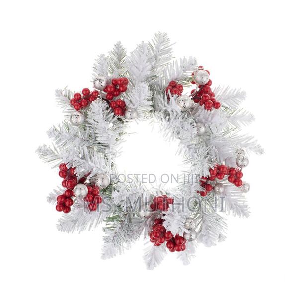 28 Cm Multipurpose Christmas Decorative Wreath* - thumbnail 5