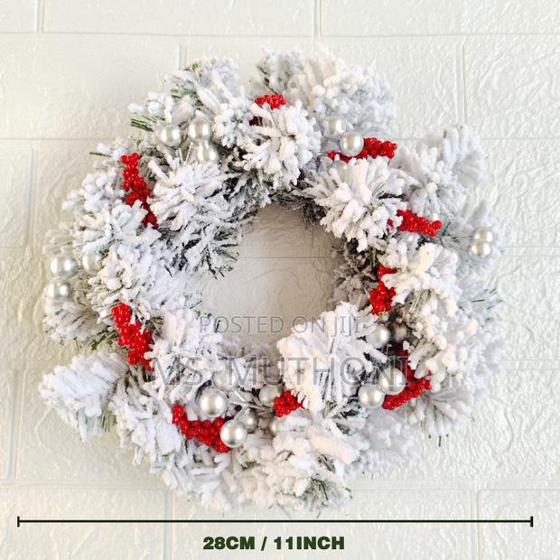 28 Cm Multipurpose Christmas Decorative Wreath* - thumbnail 4