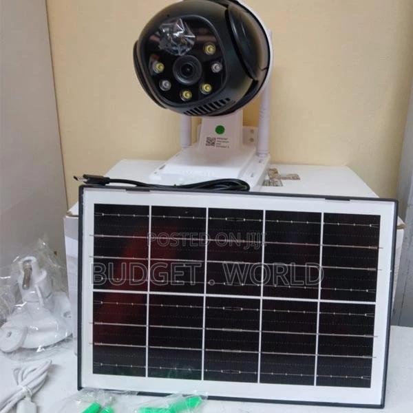 Ip66 Waterproof,White 4g Lte Cellular Solar Security Camera