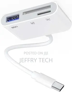 USB C To SD Card Reader With USB 3.0 Thunderbolt To Micro SD