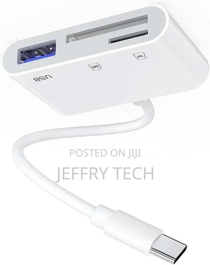 USB C To SD Card Reader With USB 3.0 Thunderbolt To Micro SD