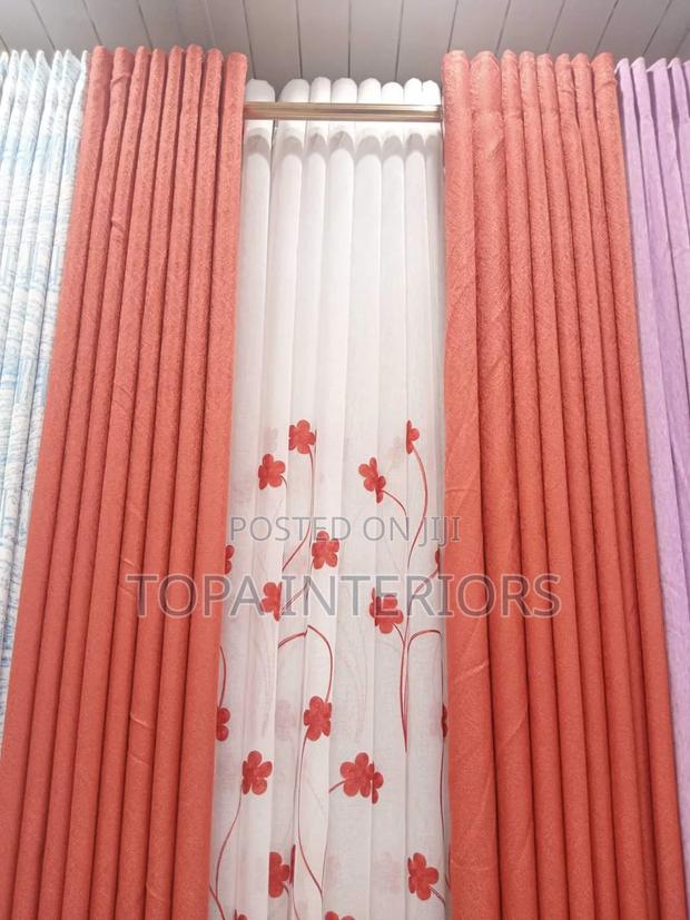Orange Window Curtains and Sheers Orange Window Curtains - main view