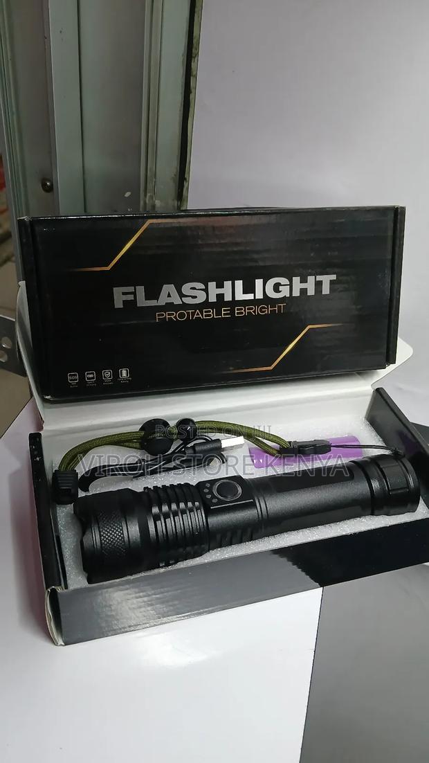 Mettalic Flashlight Portable LED Torch - main view