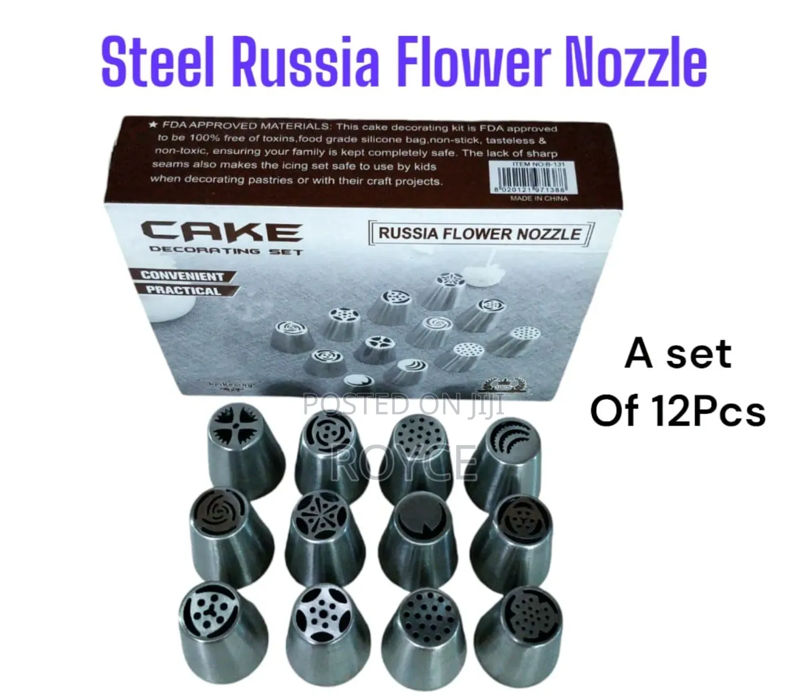 Russian Flower Nozzle - Cake Decorating Set