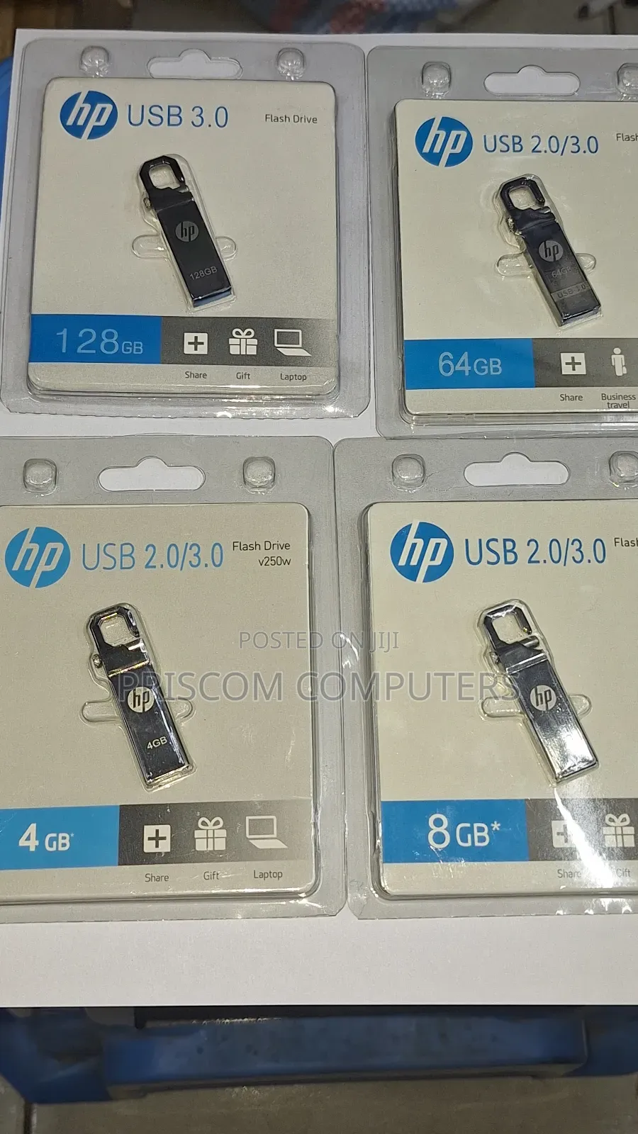 4gb, 8gb, 16gb, 32gb, 64gb, 128gb Hp Flash Drive Flash Disk