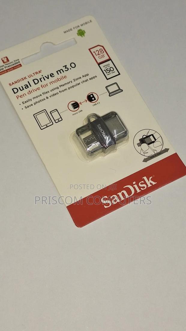 128GB Sandisk Flash Disk Drive Dual OTG USB Type C - thumbnail 6