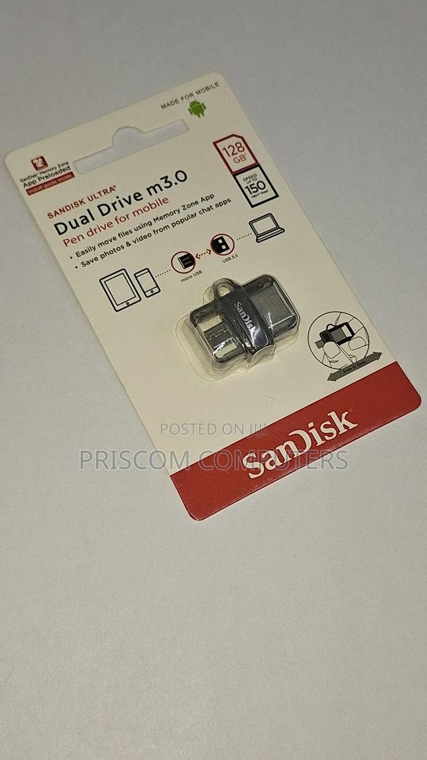 128GB Sandisk Flash Disk Drive Dual OTG USB Type C - thumbnail 7