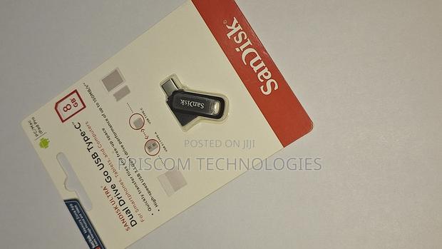 8GB Sandisk Flash Disk Drive Dual OTG USB Type C - thumbnail 3