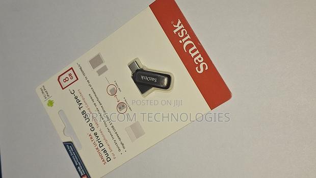 8GB Sandisk Flash Disk Drive Dual OTG USB Type C - thumbnail 4