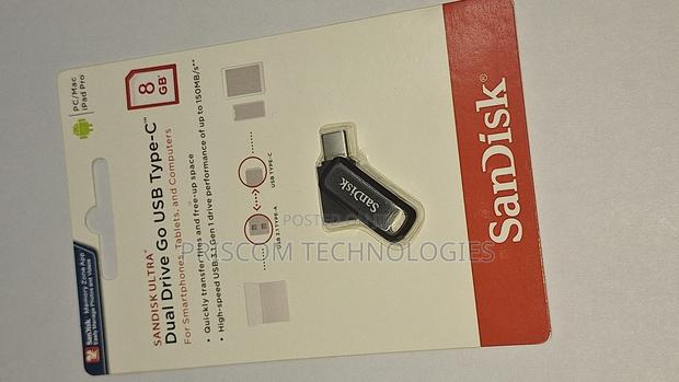 8GB Sandisk Flash Disk Drive Dual OTG USB Type C - thumbnail 5