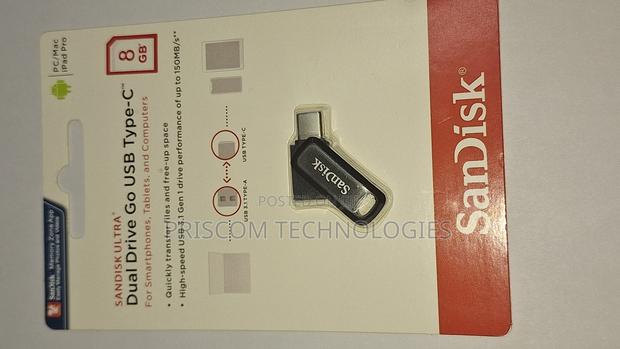 8GB Sandisk Flash Disk Drive Dual OTG USB Type C - thumbnail 6