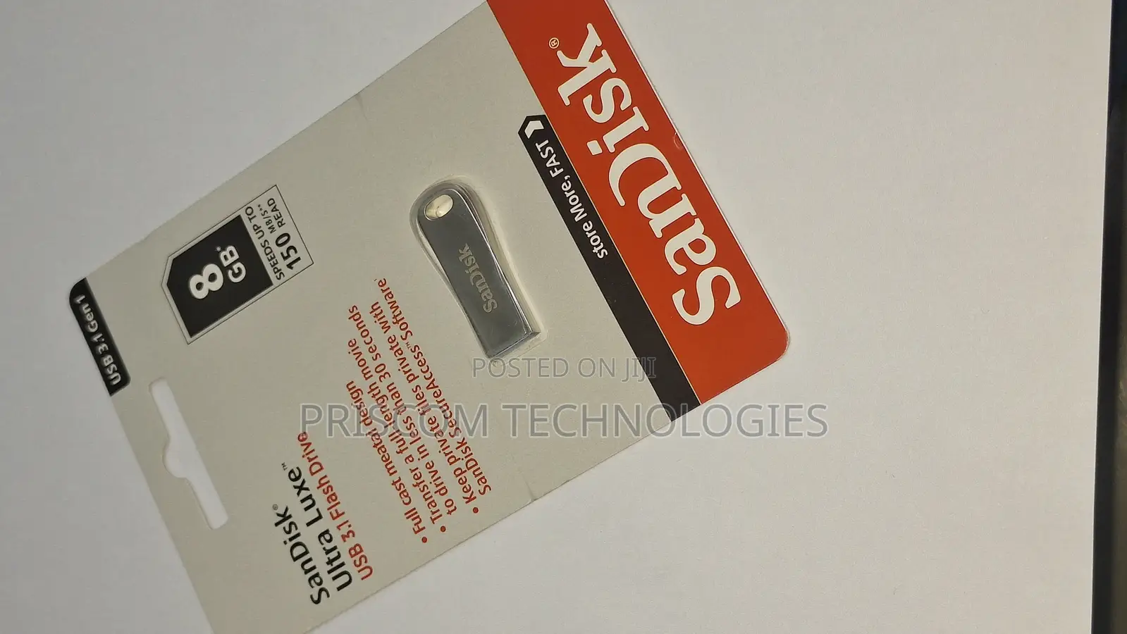 8GB Sandisk Ultra Luxe 3.1 Flash Drive Disk