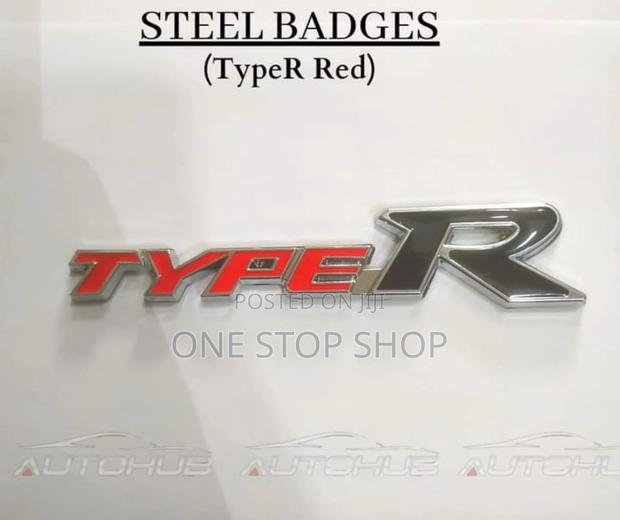 TYPE R Steel Red Badge