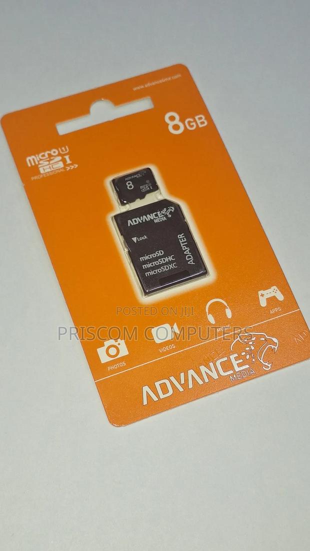8GB Advance Microsd Memory Card With Reader - main view