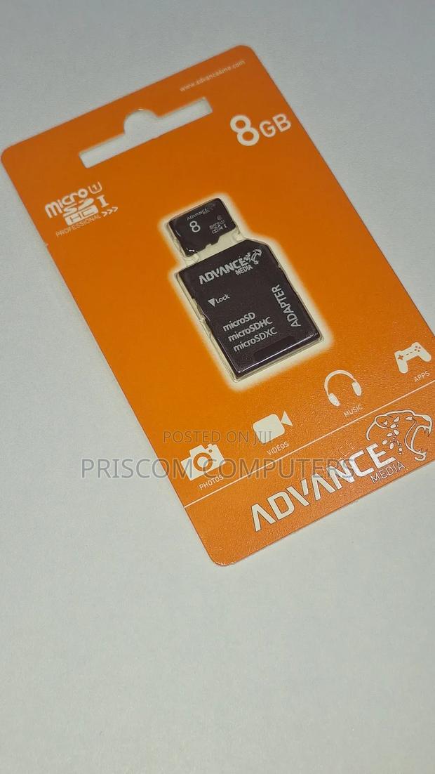 8GB Advance Microsd Memory Card With Reader - thumbnail 2