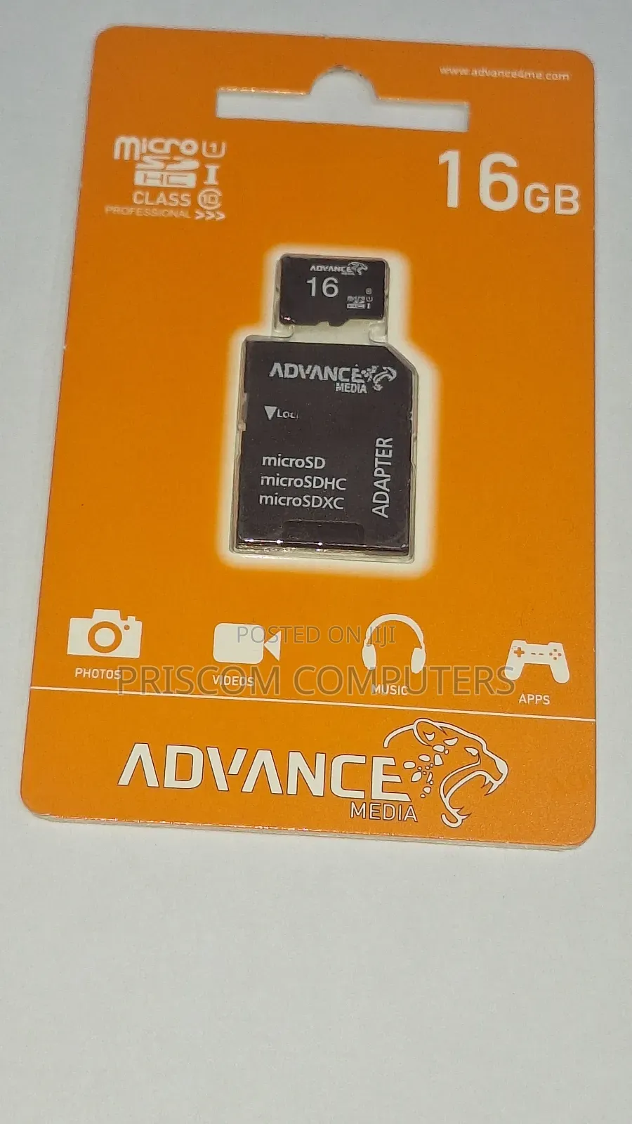 16gb Advance Microsd Memory Card With Reader
