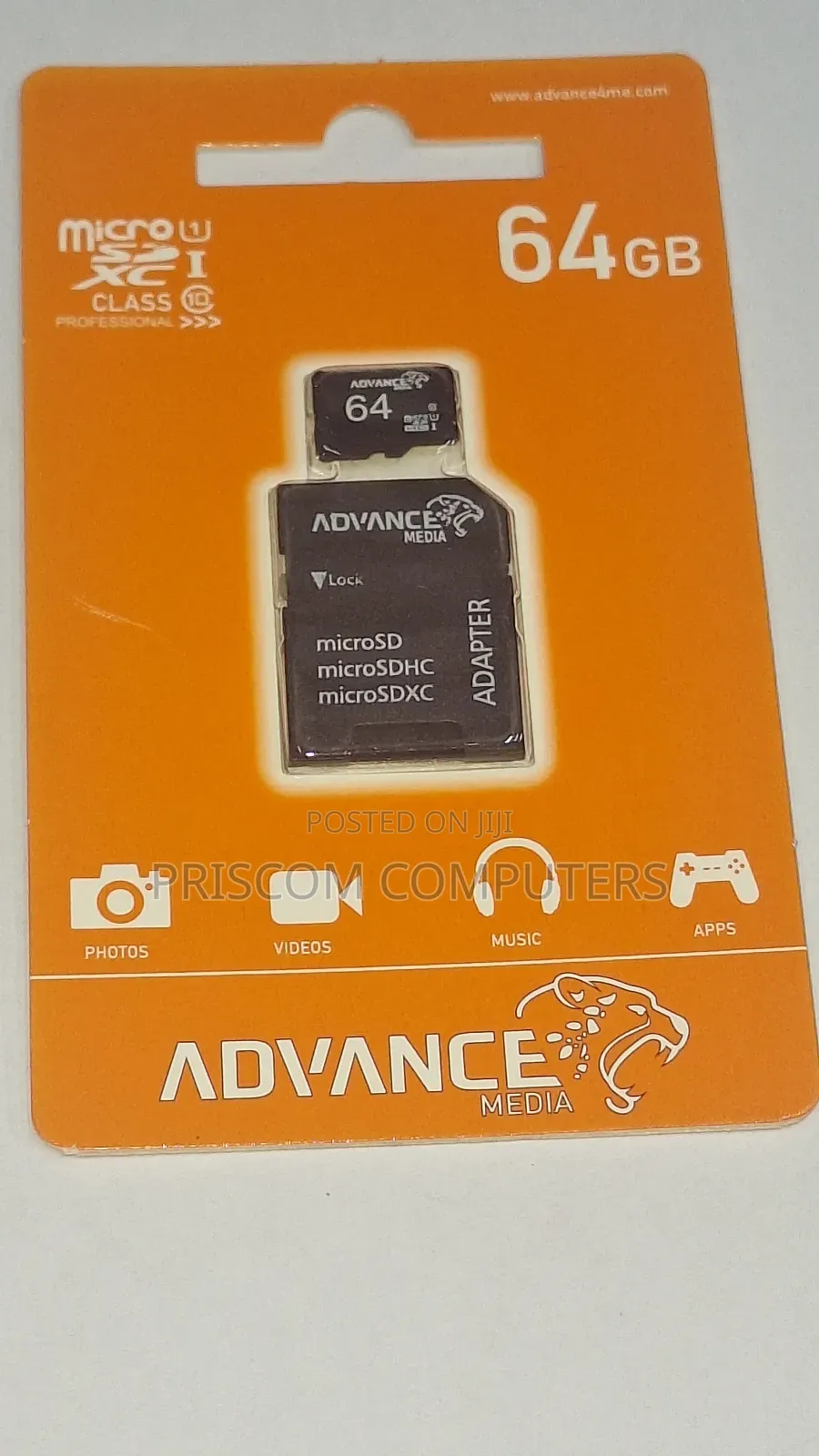 64gb Advance Microsd Memory Card With Reader