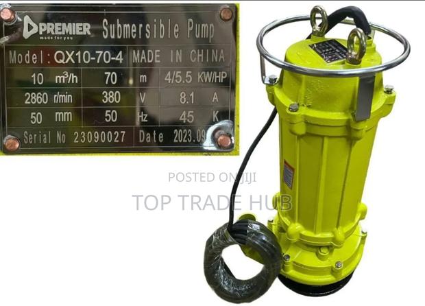 Premier Submersible/Mining Pump 3-Phase 5.5HP 70m 2" - main view