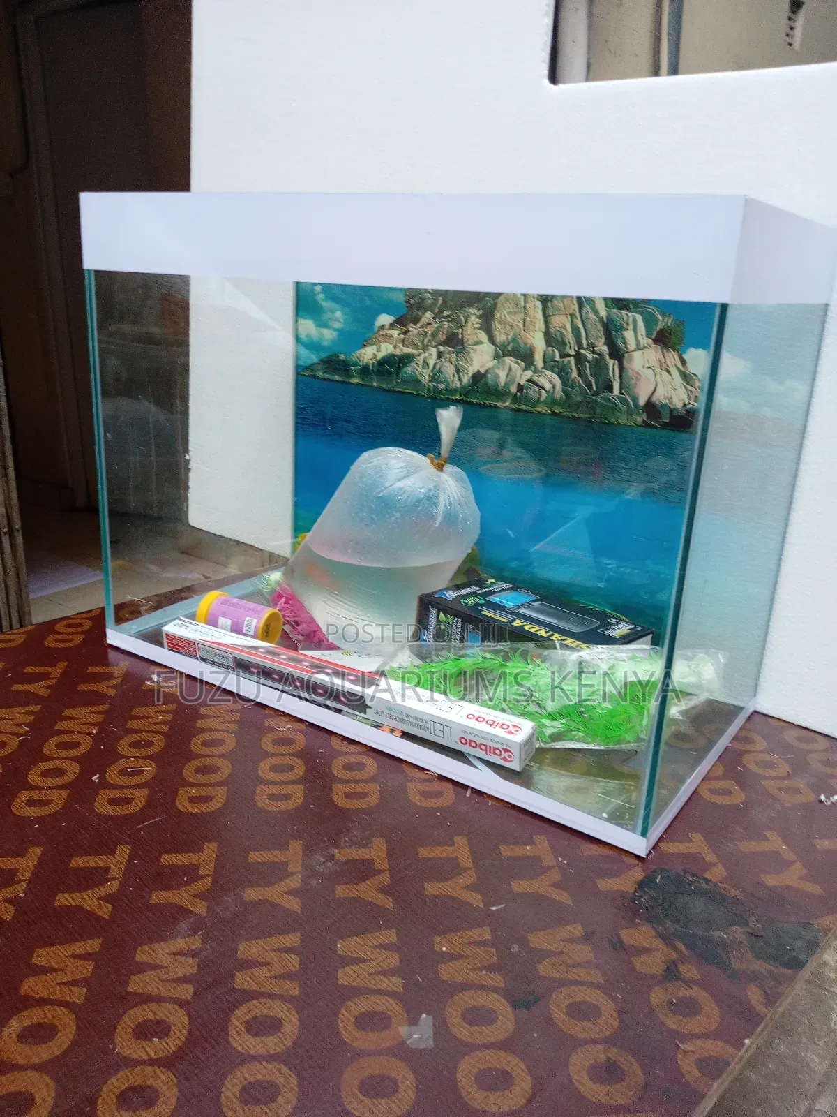 40L Aquarium - White