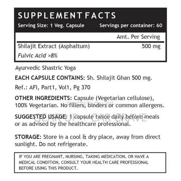 Inlife Shilajit 60 Tablets - thumbnail 2